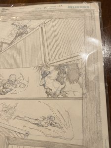 Original Birds of prey page issue #31 Page #17 Robson Rocha