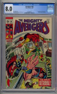AVENGERS #66 CGC 8.0 1ST APP ADAMANTIUM ULTRON-6 CAMEO