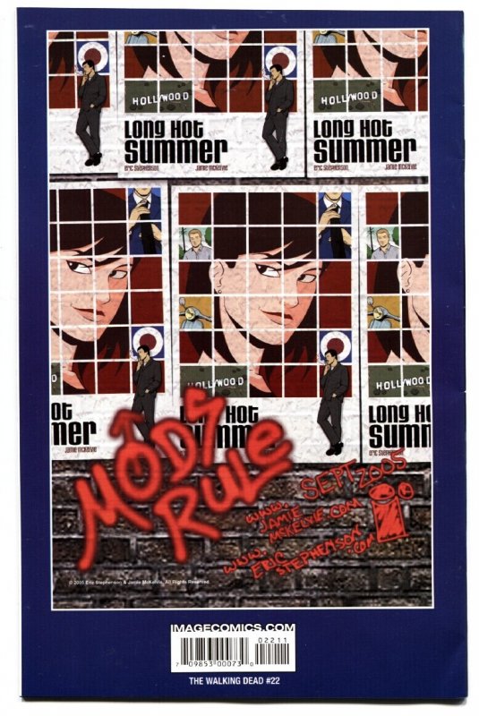 Walking Dead #22  2005 - Image  -VF/NM - Comic Book