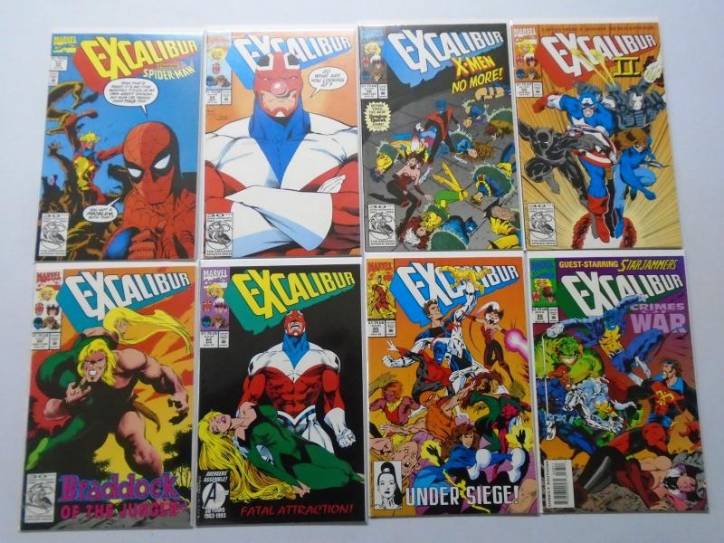 Excalibur Lot From:#4-100 + 3 Specials 75 Different 8.0 VF (1989-96)