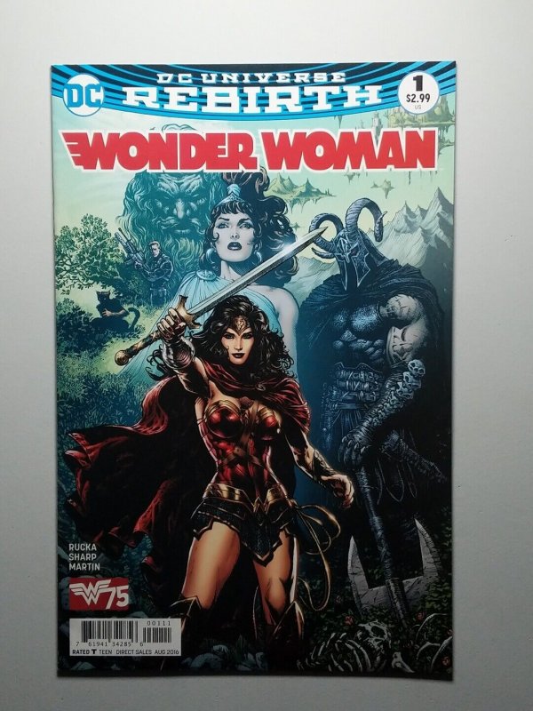 Wonder Woman #1 Rebirth NM DC Comics (C20A) 