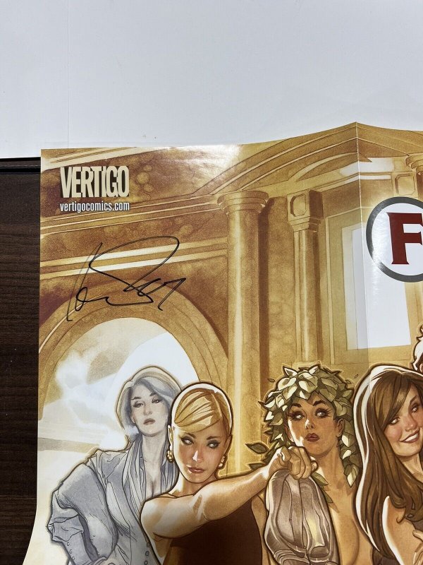 Fables Promotional Poster DC Vertigo Signed by Phil Jimenez 