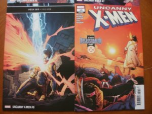 4 NEW Mint Marvel Comic: UNCANNY X-MEN (2019) #6 7 8 10 Disassembled Brisson