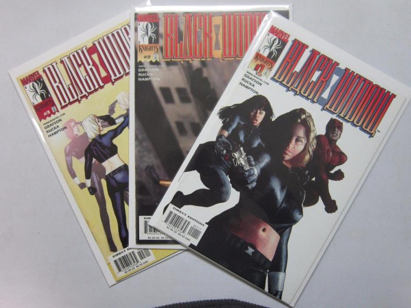 Black Widow (Marvel 2nd Series) #1-3 Set - 8.0 VF - 2001