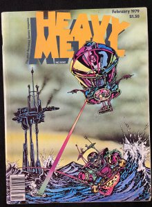 HEAVY METAL MAGAZINE FEB 1979 MOEBIUS, CORBEN, DEREK RIGG, GIL KANE VF/NM