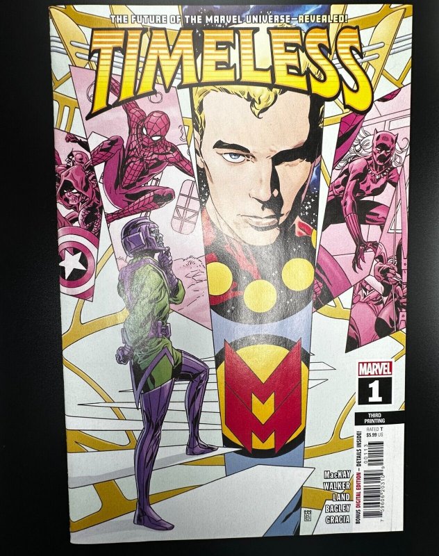 TIMELESS #1 3RD PRINT VARIANT MARVEL COMICS THIS COPY IS WORTHY OF HAVING GRADED