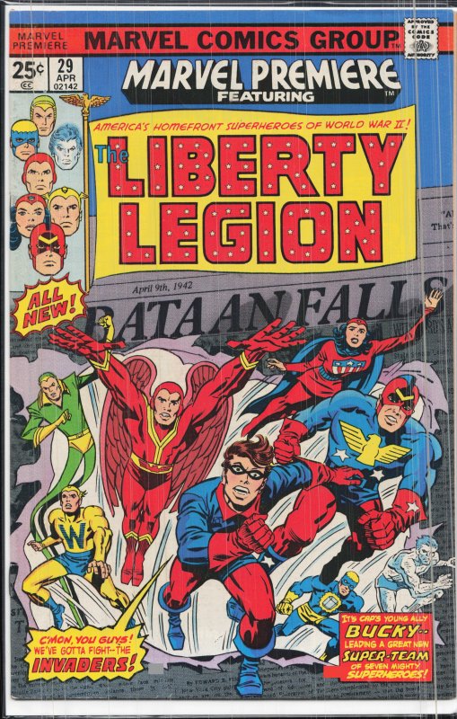 Marvel Premiere #29 (1976) Liberty Legion [Key Issue]