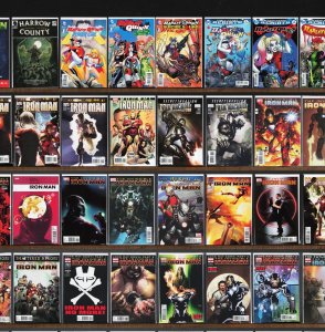 Huge Lot 150+ Comics with Invincible Iron Man, Iron Man, Harrow County & More!