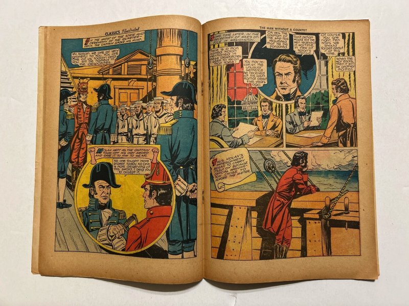 Classics Illustrated #63 Man Without a Country HRN 62 VG+ 4.5 First Edition