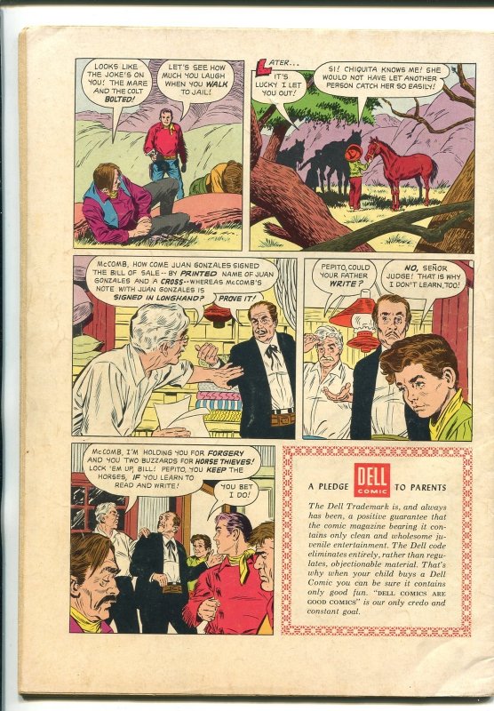 BUFFALO BILL JR #673 1956-DELL-DICK WEST-TV SERIES-vg