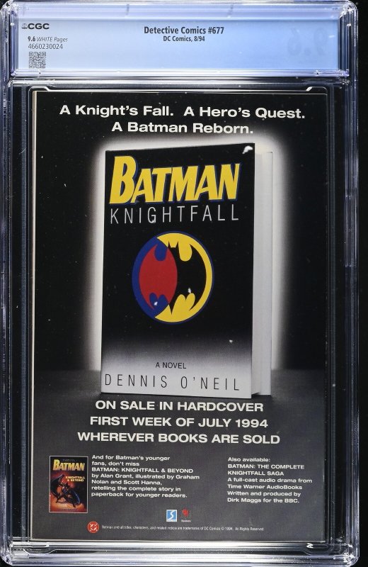 Detective Comics #677 (8/94) Graded CGC 9.6