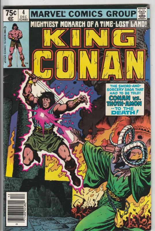 King Conan #4 (Dec-80) VF/NM High-Grade Conan the Barbarian