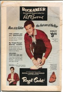 Pat Boone-#5-1960-DC-photo cover-distributor return copy-P