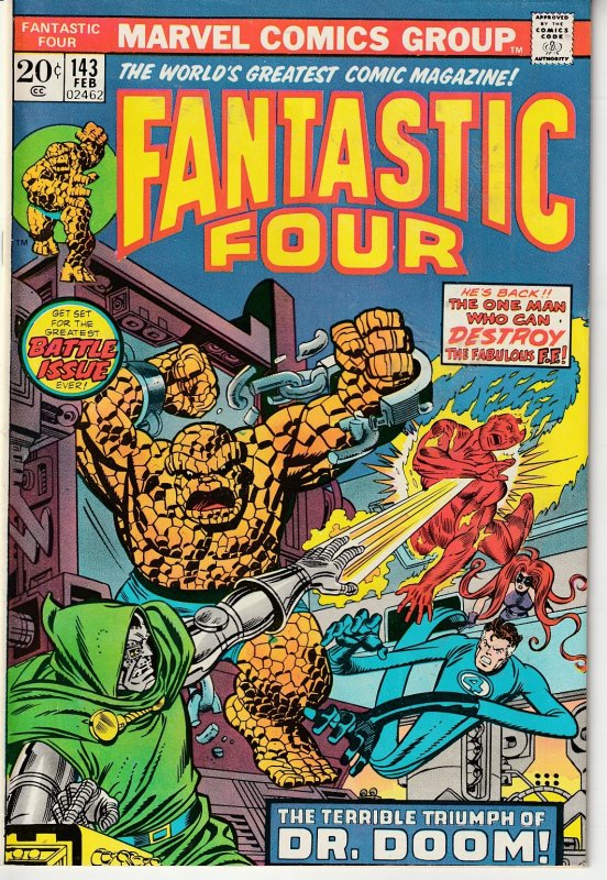 Fantastic Four(vol. 1) # 143 Dr. Doom, Darkoth the Dream Demon