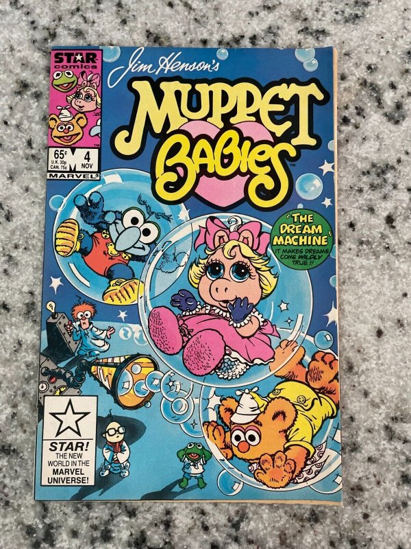 Muppet Babies # 4 VF Marvel Star Comic Book Ms. Piggy Kermit The