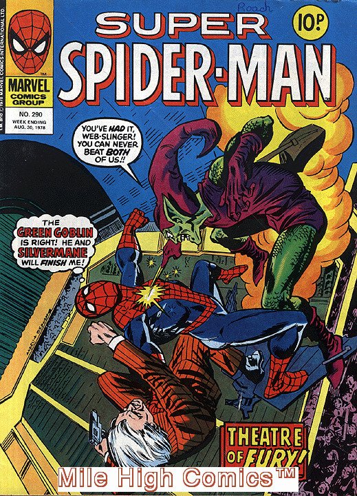 SUPER SPIDER-MAN AND CAPTAIN BRITAIN  (UK MAG) #290 Fine