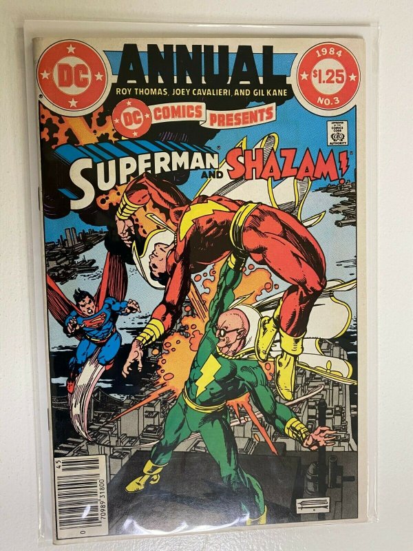 DC Comics Presents #3 Annual Newsstand 6.0 FN (1984) Superman & Shazam