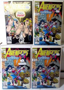 Avengers Lot 4 #354, 355 x3 1992 Marvel Thor Hercules Vision Black Knight Comics
