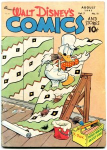 WALT DISNEY'S COMICS AND STORIES #83 CARL BARKS DONALD VG