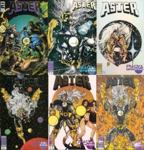 ASTER (1994 ENTITY) 0-3,3A,4  COMPLETE + ALT #3A COMICS BOOK