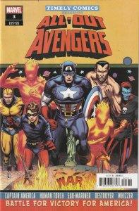 All Out Avengers # 3 Timely Comics Variant Cover NM Marvel 2022 [M2}