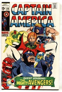 CAPTAIN AMERICA #116 1968-AVENGERS-MARVEL COMICS-FN/VF 