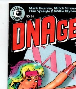 DNAgents #24 - Dave Stevens Cover - Eclipse - 1985 - VG/FN 