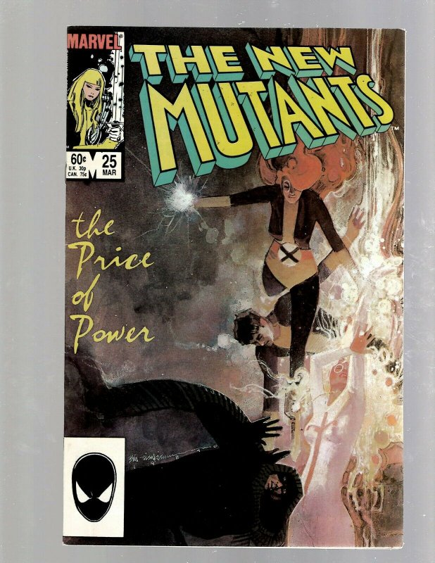 New Mutants # 25 VF/NM Marvel Comic Book X-Men Wolverine Legion Warlock SM19