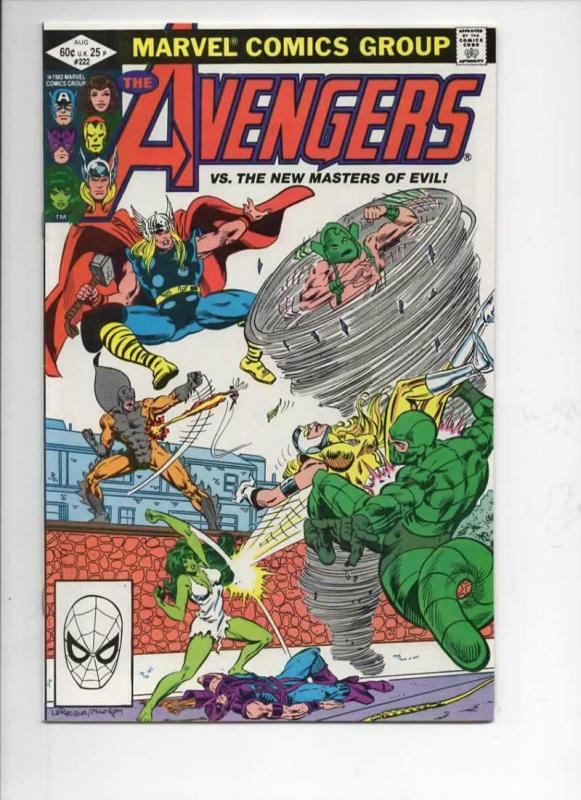 AVENGERS #222, VF/NM, Masters of Evil, Thor, 1963 1982, more Marvel in store 