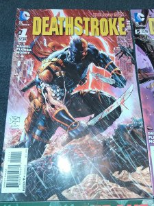 Deathstroke #1,5,11,13 lot of 4 (2014) VF+