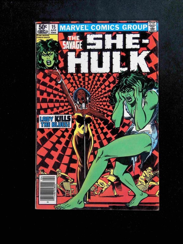 Savage She-Hulk #15  Marvel Comics 1981 FN/VF Newsstand