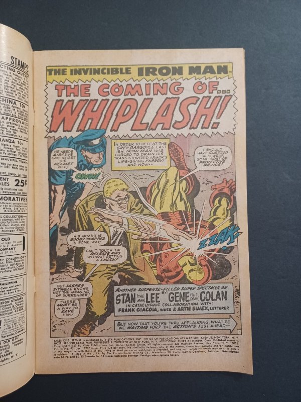 Tales of Suspense #97 - Iron Man - 1st appearance Whiplash - 1967 - VG/FN