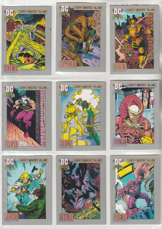 1992 Impel DC Cosmic Trading Cards(56 cards)