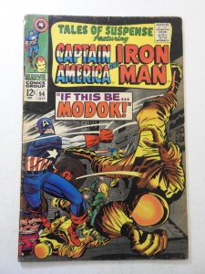 Tales of Suspense #94 (1967) VG+ Condition 1/2 in spine split