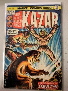 Ka-Zar #4 6.0 (1974)