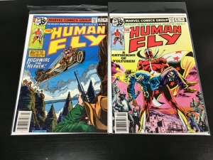 2PC HUMAN FLY LOT (9.2) #18, 19!! 1978