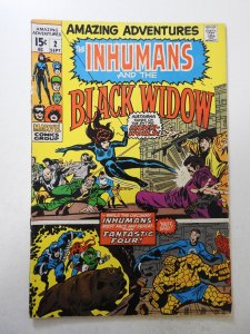 Amazing Adventures #2 (1970) VG Condition cover detached top staple