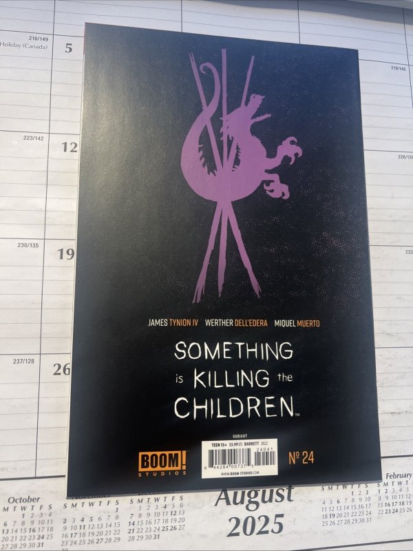 Something Is Killing the Children #24 Oliver Barrett 1:25 Variant Boom 2022