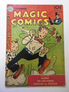 Magic Comics #113 (1948) VG- Condition cover detached top staple