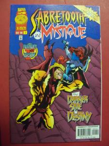 SABERTOOTH & MYSTIQUE #1 (VF/NM 9.0 or Better) Marvel Comics