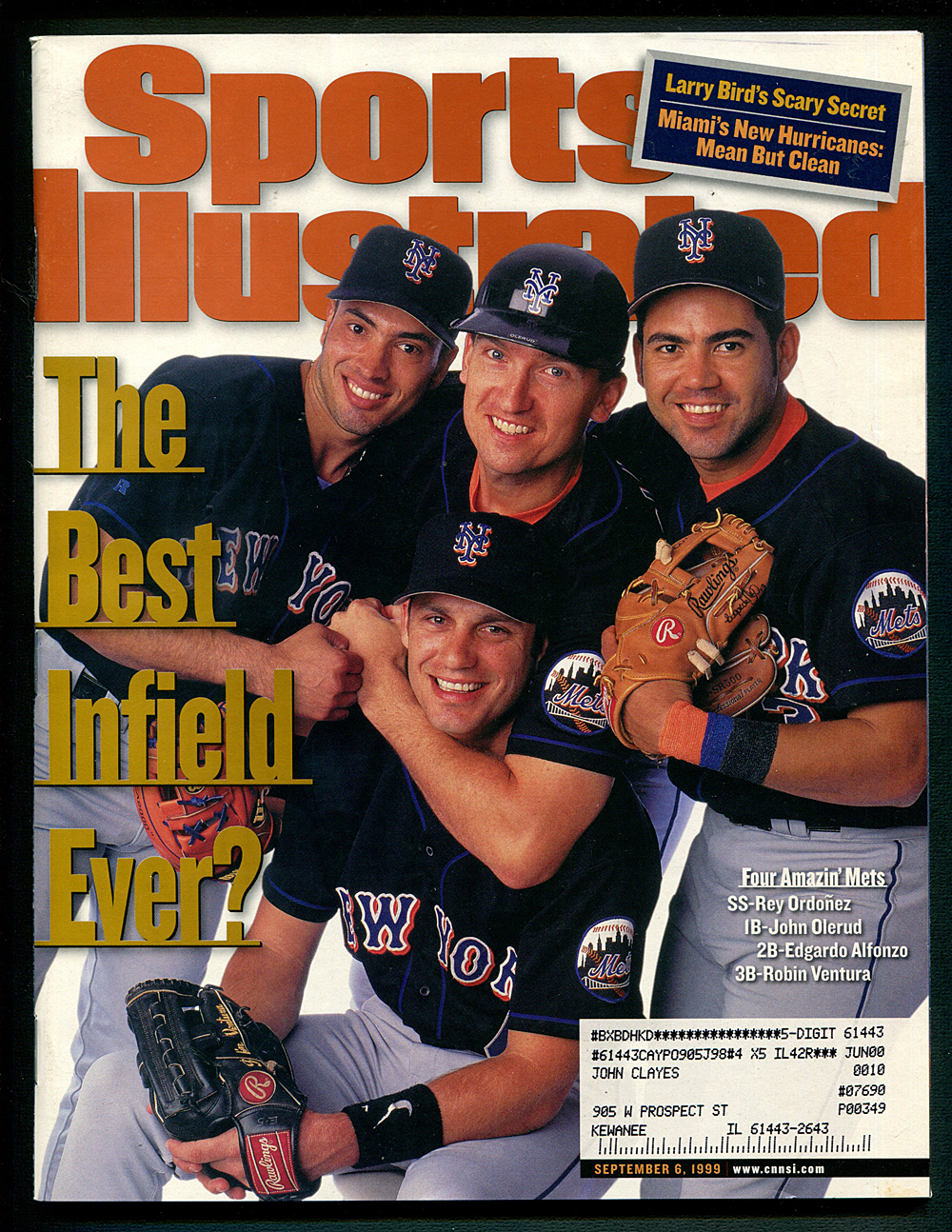 New York Mets The Best Infield Ever Sports Illustrated Cover by Sports  Illustrated