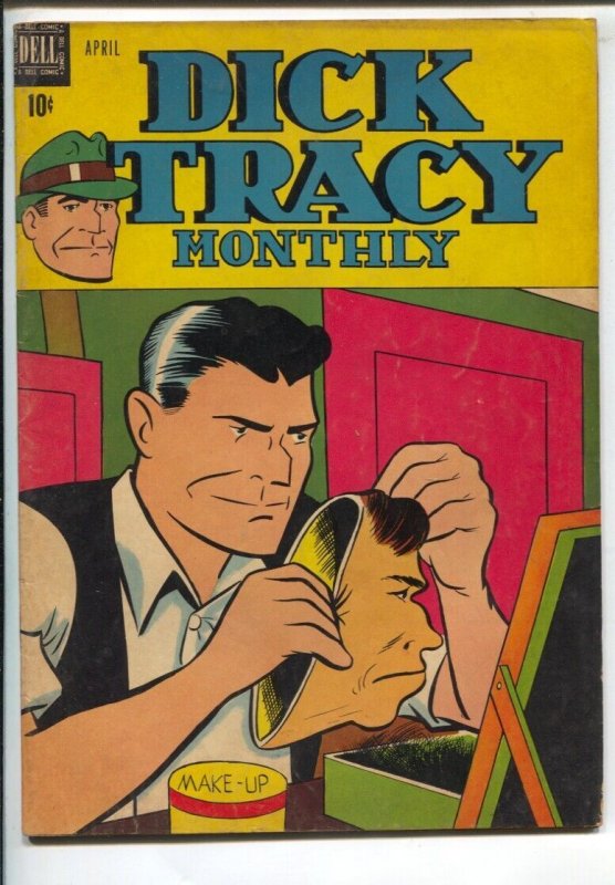 Dick Tracy #16 1949- Dell -Chester Gould art-disguise cover-FN