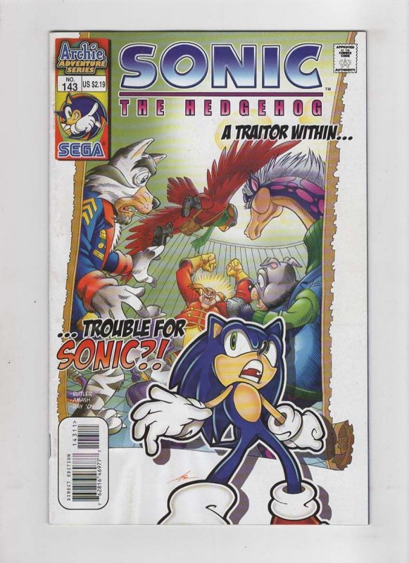 Sonic the Hedgehog #142 thru #155