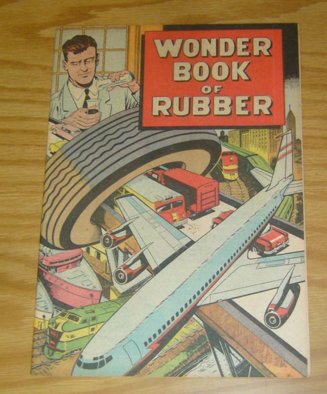 Wonder Book of Rubber #1 VF- b.f. goodrich educational comic
