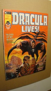 DRACULA LIVES 13 NICE COPY PAINTED EARL NOREM COVER ART CREEPY EERIE VAMPIRELLA