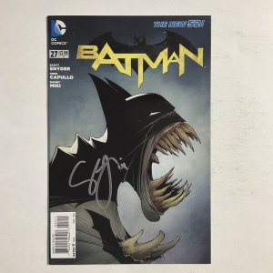 Batman 27 2014 New 52 Signed by Scott Snyder DC Comics NM near mint