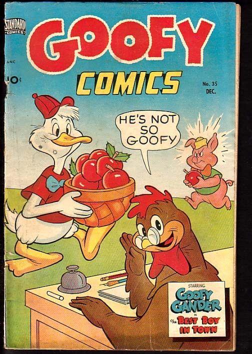 Goofy Comics #35-Goofy Gander-Golden AGE Gem! VG | Comic Books - Golden ...