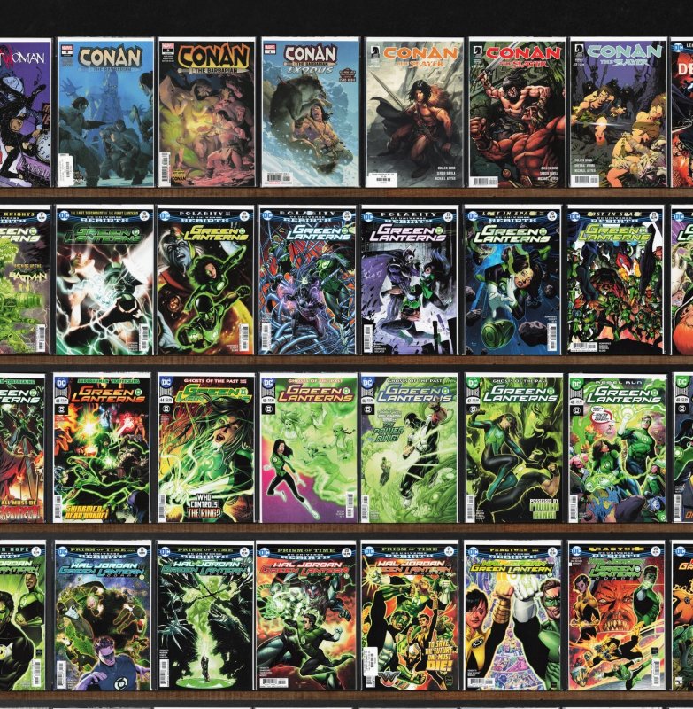 Huge Lot 150+ Comics with Green Lanterns, Batman, Detective Comics & More!
