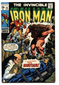 IRON MAN #24 Marvel comic book Avengers-1969