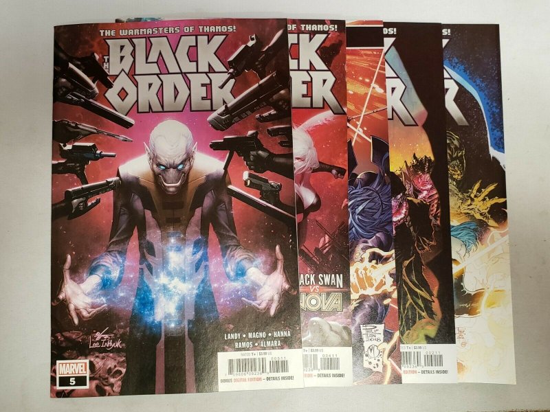 Black Order (Marvel 2018) #1-5 1 2 3 4 5 Complete Set | Thanos 